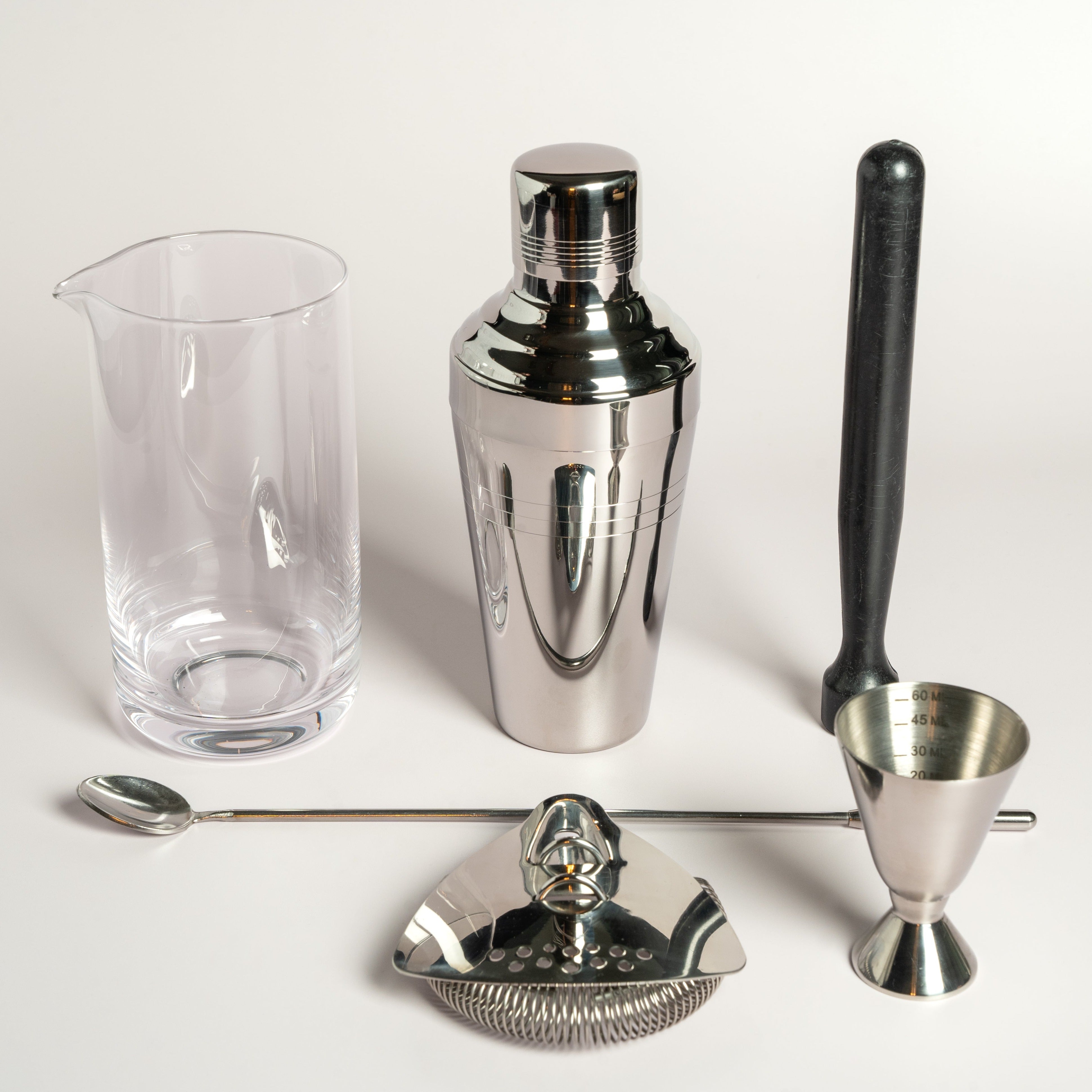 Cocktail Set with Yukiwa Shaker (Made in Japan) - L